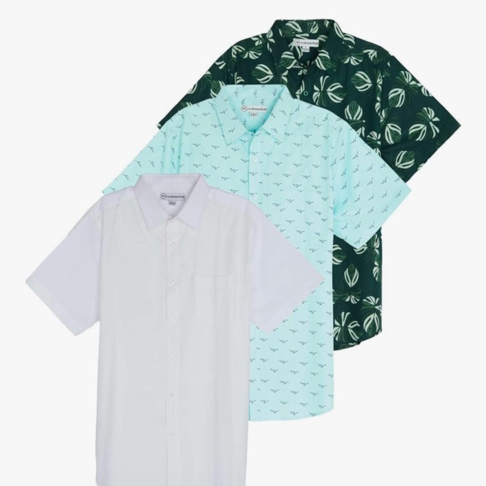 Real Essentials Mens Button Down Shirts